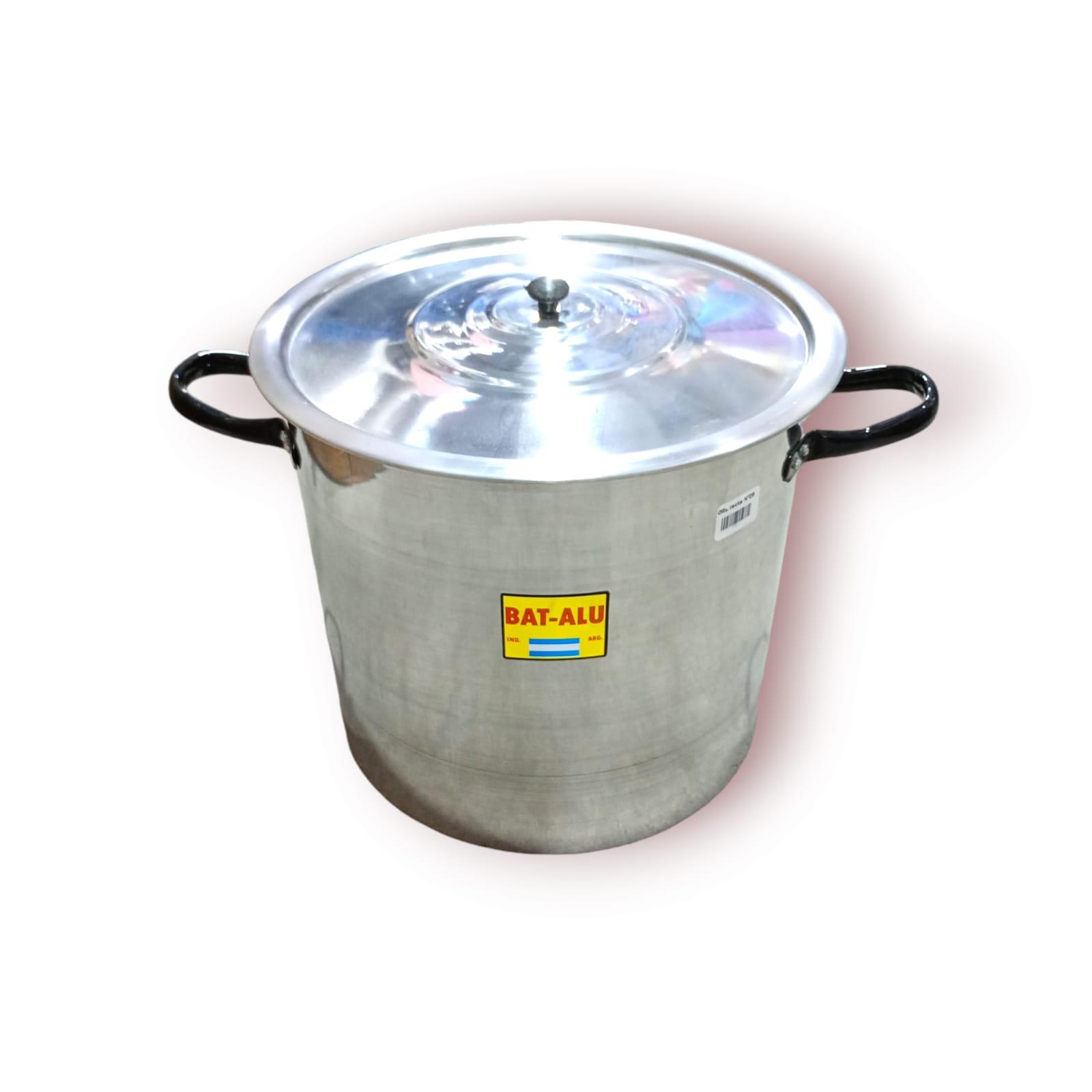 CACEROLA/OLLA DE ALUMINIO RECTA ALTA N*28